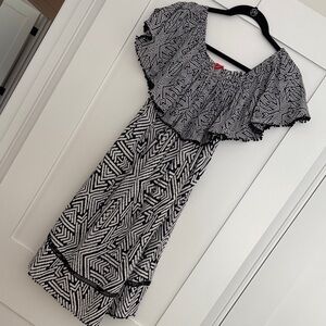 Red Carter navy/white dress